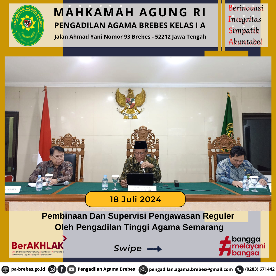 supervisi pengawasan reguler pta semarang